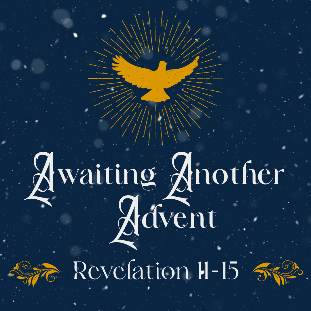 Blue and Gold Modern Advent In