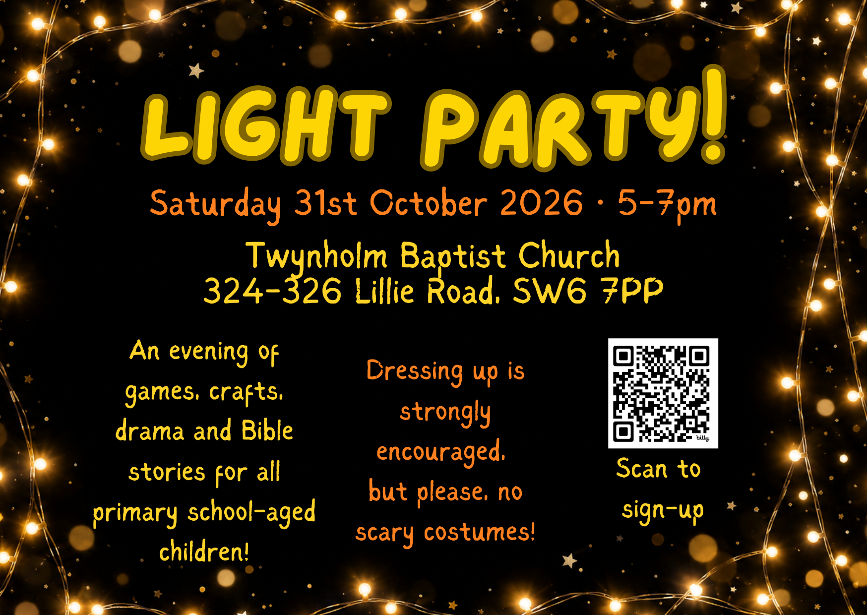 Light Party 2026 flyer